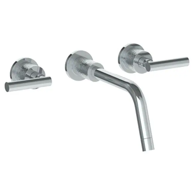 Wall Mounted 3 Hole Lavatory Set with 8 3/4" Spout