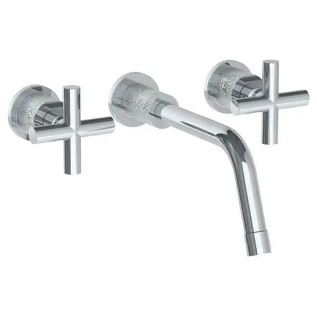 Wall Mounted 3 Hole Lavatory Set with 8 3/4" Spout