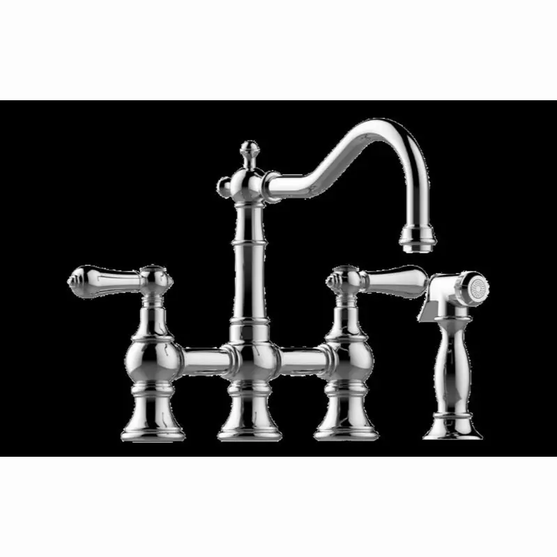 Bridge Kitchen Faucet with Side Spray