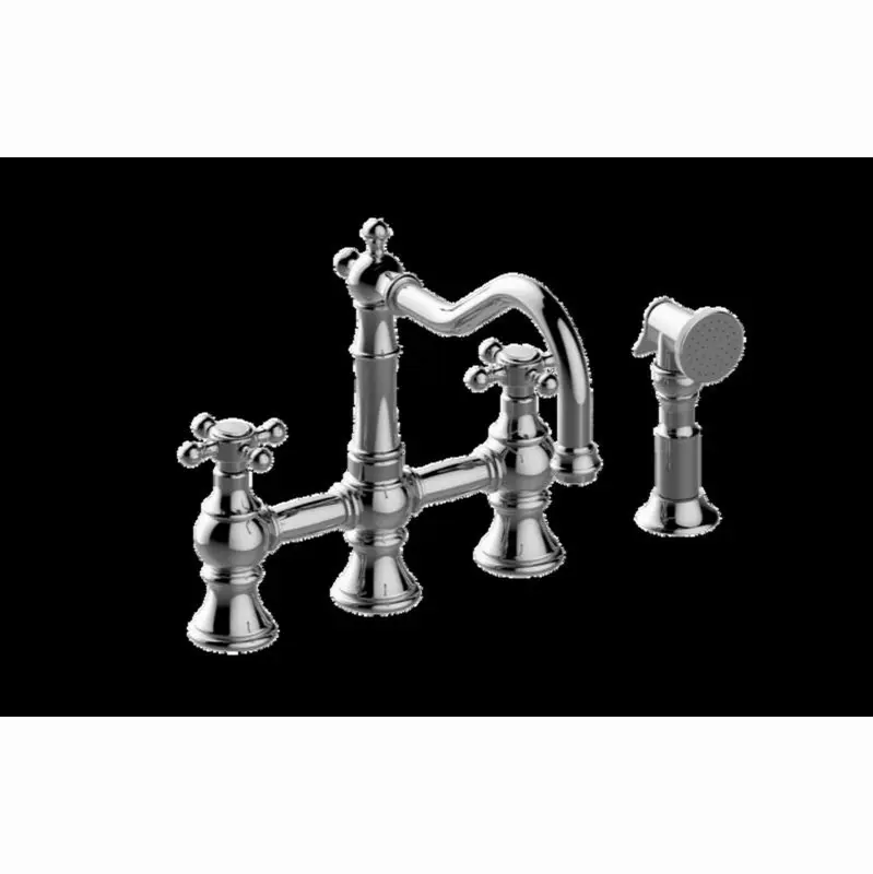 Bridge Kitchen Faucet with Side Spray