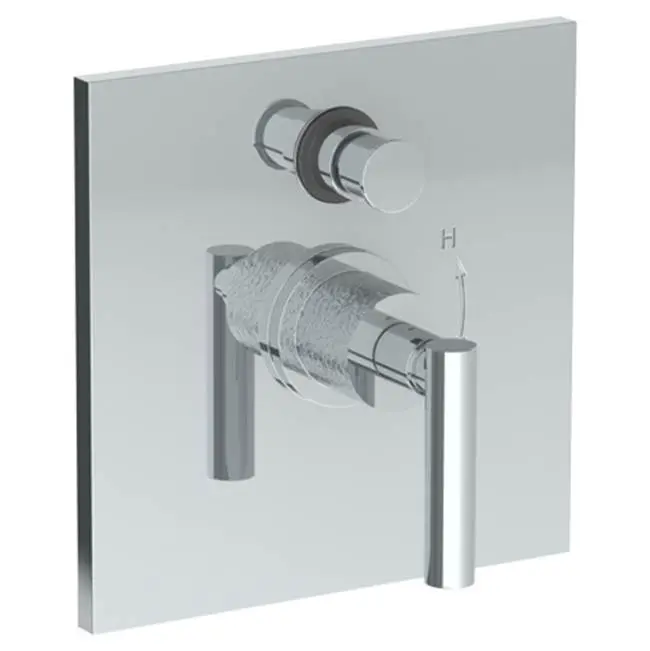 Wall Mounted Pressure Balance Shower Trim with Diverter, 7"