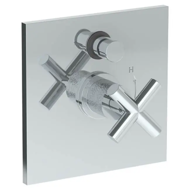 Wall Mounted Pressure Balance Shower Trim with Diverter, 7"