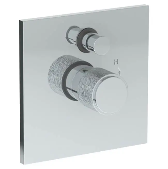 Wall Mounted Pressure Balance Shower Trim with Diverter, 7"