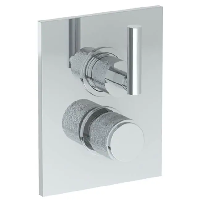 Wall Mounted Thermostatic Shower Trim with built-in control, 6 1/4" X 8"