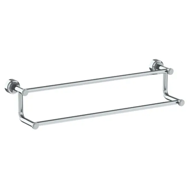 Wall Mounted Double Towel Bar, 24"
