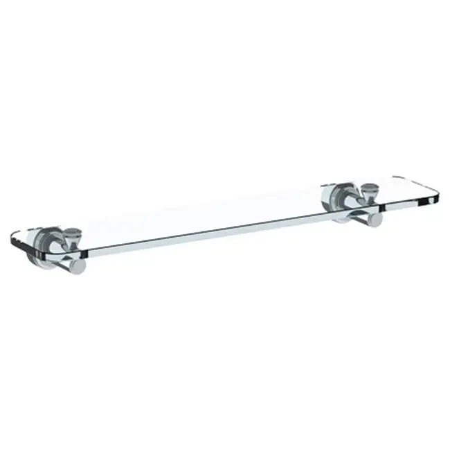 Wall Mounted 24" Glass Shelf