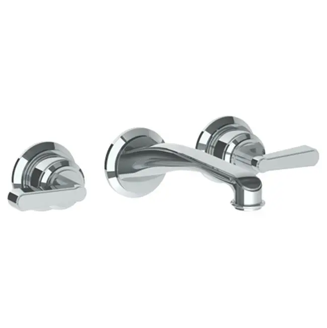 Wall Mounted 3 Hole Lavatory Set with 8" CTC Spout