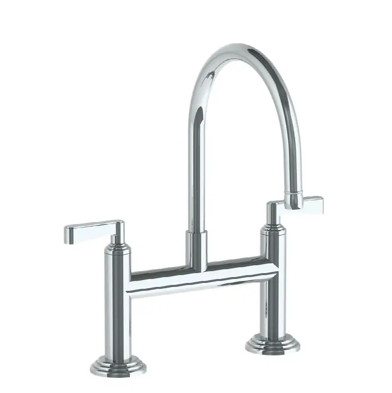 Deck Mounted Bridge Kitchen Faucet