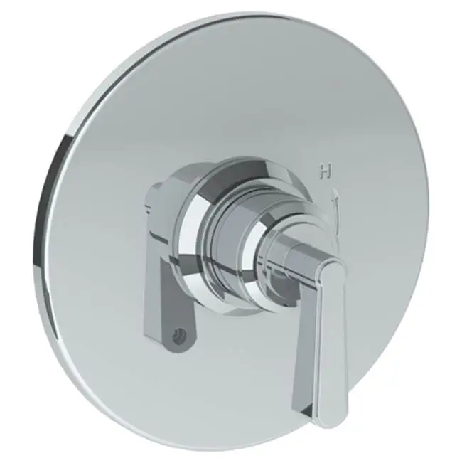 Wall Mounted Pressure Balance Shower Trim, 7" dia.