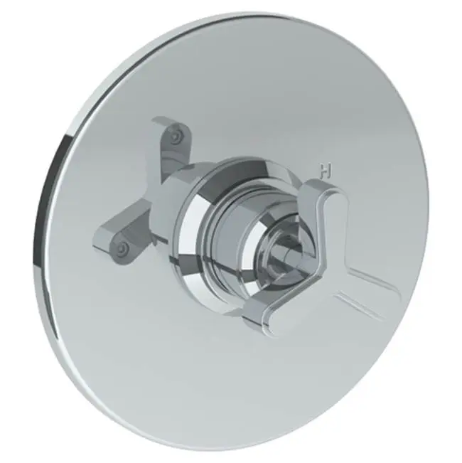 Wall Mounted Pressure Balance Shower Trim, 7" dia.