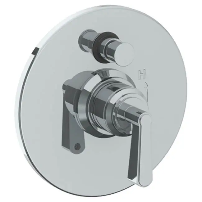 Wall Mounted Pressure Balance Shower Trim with Diverter, 7" dia.