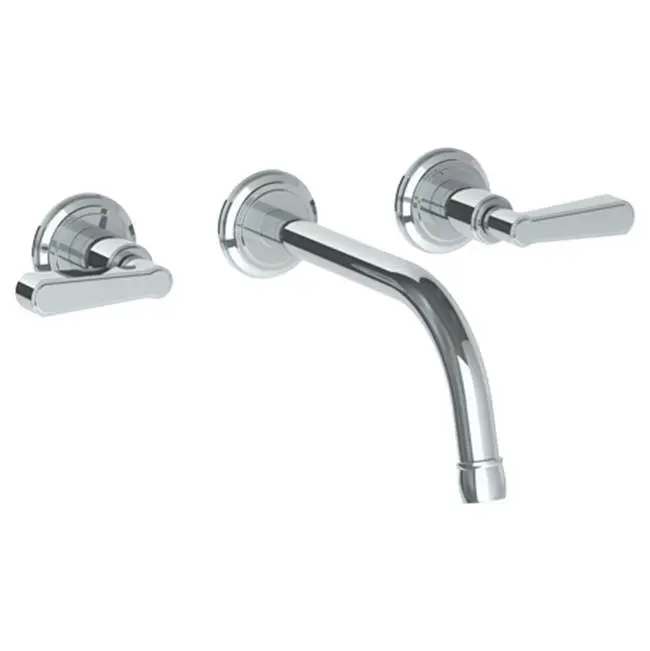 Wall Mounted 3 Hole Lavatory Set with 8 1/8" CTC Spout