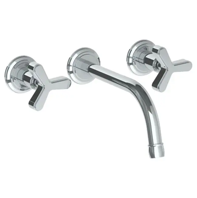 Wall Mounted 3 Hole Lavatory Set with 8 1/8" CTC Spout