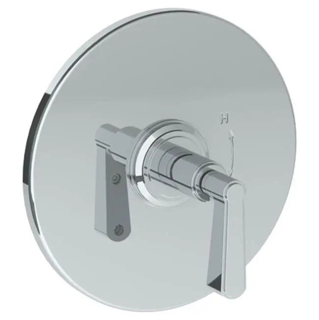 Wall Mounted Pressure Balance Shower Trim, 7" dia.
