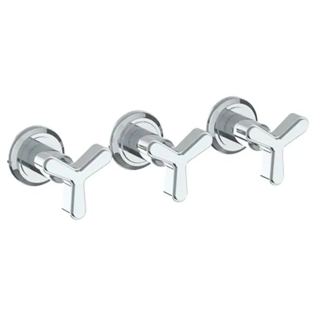 Wall Mounted 3-Valve Shower Trim