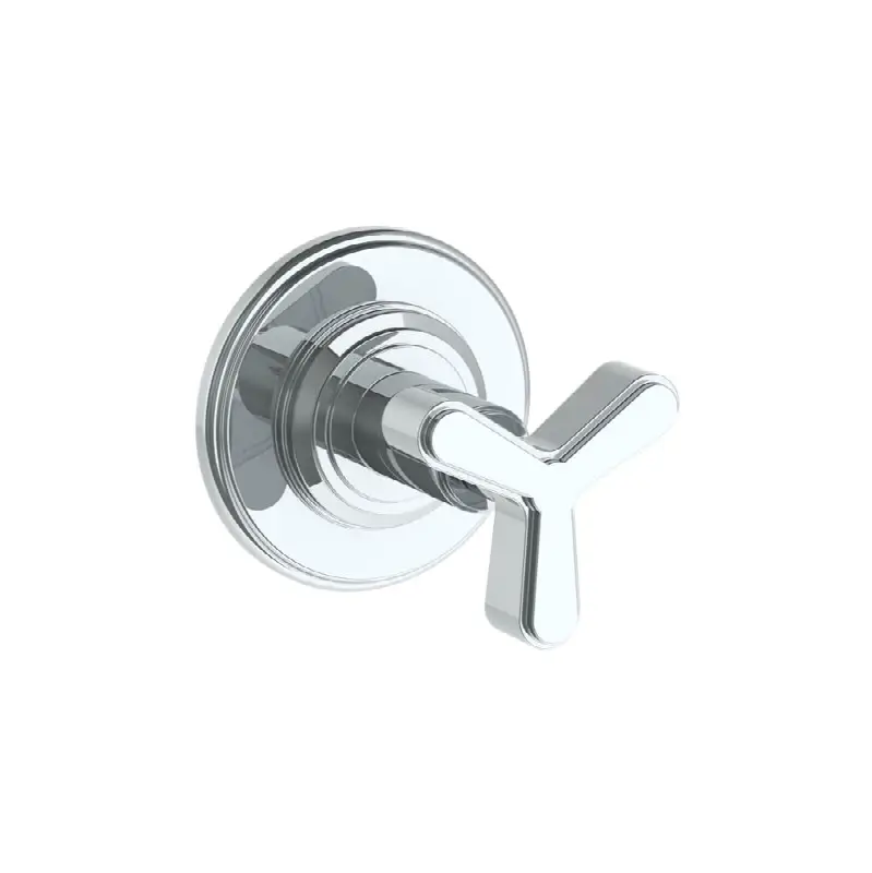 Wall mounted trim with wall plate, 3 1/2" dia.