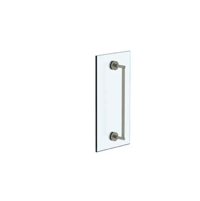 Brooklyn 12" Shower Door Pull / Glass Mount Towel Bar