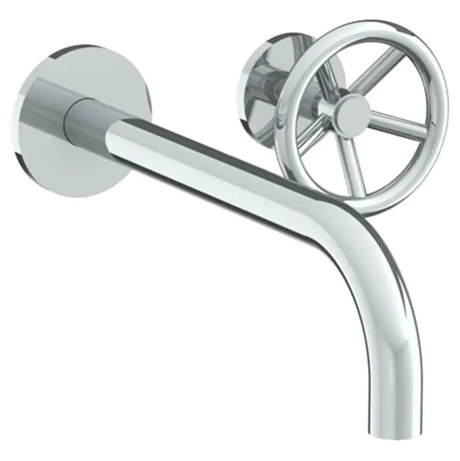 Wall Mounted 2 Hole Lavatory Set with 11 7/8" Spout