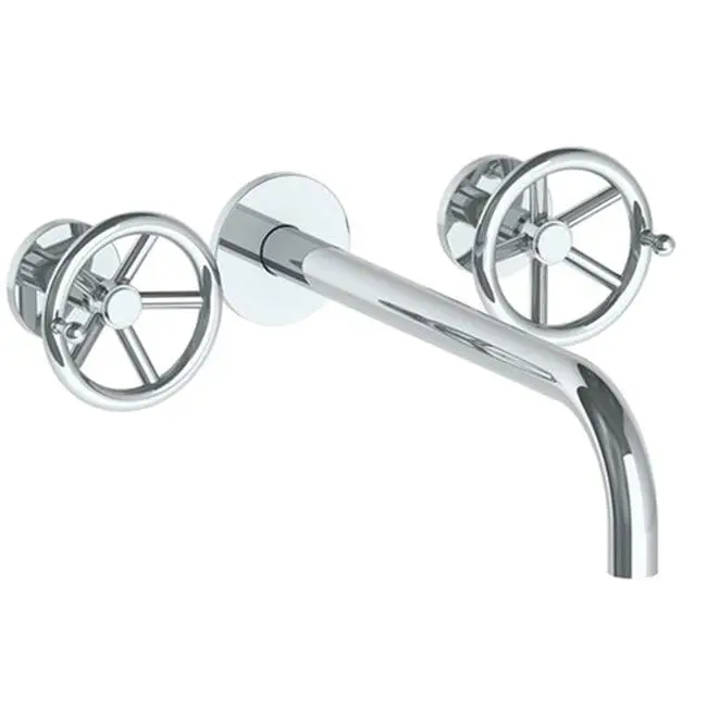 Wall Mounted 3 Hole Lavatory Set with 11 7/8" Spout