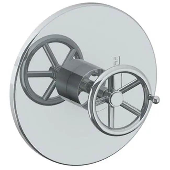 Wall Mounted Pressure Balance Shower Trim, 7" dia.