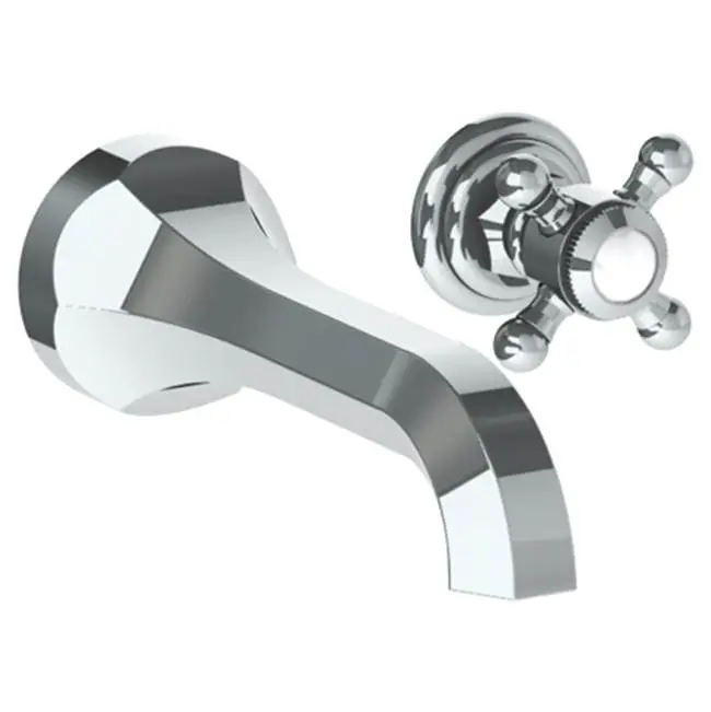 Wall Mounted 2 Hole Lavatory Set with 6 3/4" CTC Spout