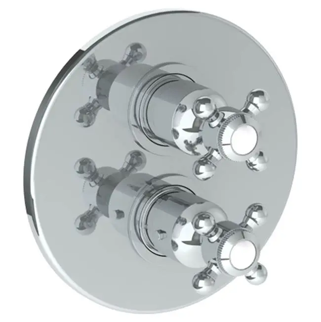 Wall Mounted Thermostatic Shower Trim with built-in control, 7 1/2"