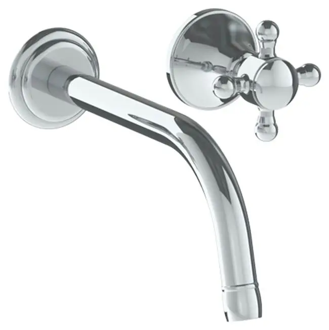 Wall Mounted 2 Hole Lavatory Set with 8 3/8" CTC Spout