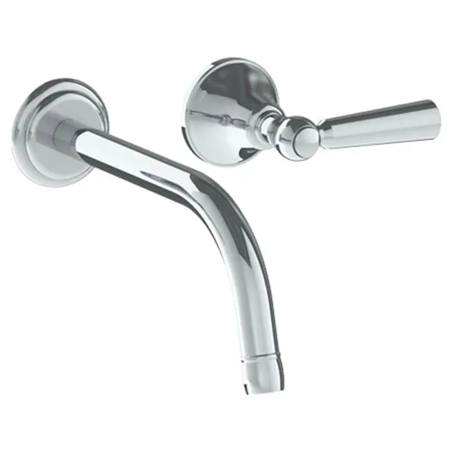 Wall Mounted 2 Hole Lavatory Set with 8 3/8" CTC Spout