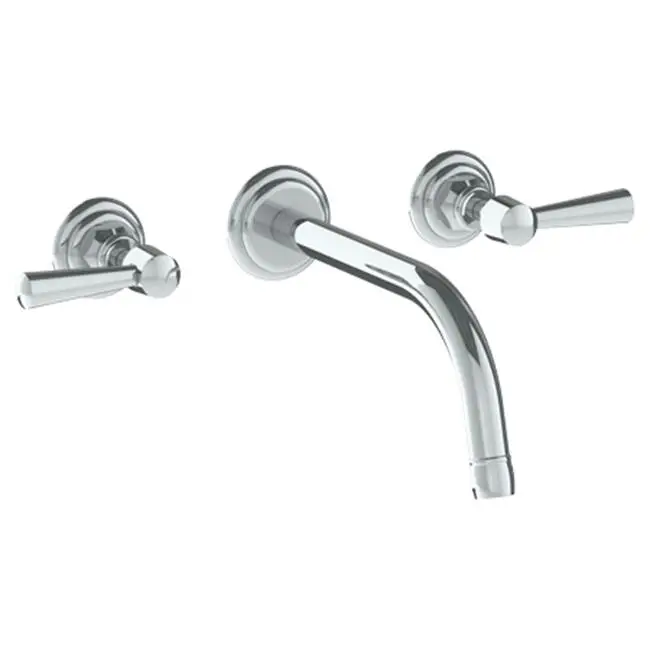 Wall Mounted 3 Hole Lavatory Set with 8 3/8" CTC Spout