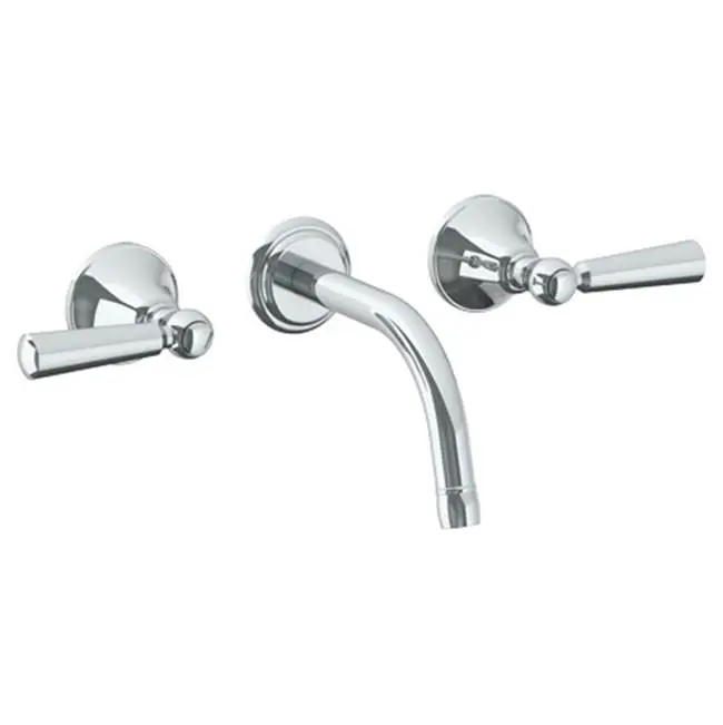 Wall Mounted 3 Hole Lavatory Set with 6 1/2" CTC Spout