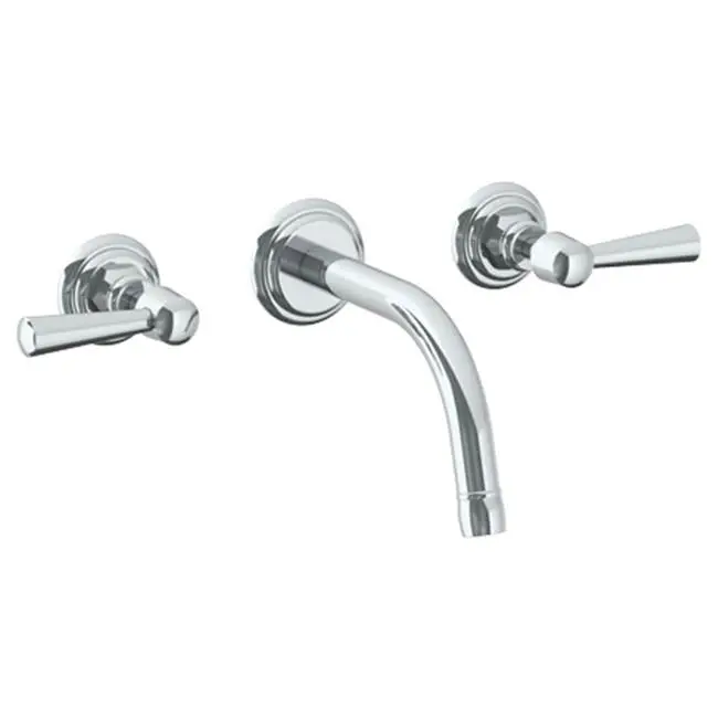 Wall Mounted 3 Hole Lavatory Set with 6 1/2" CTC Spout