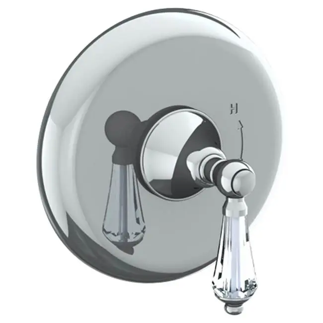 Wall Mounted Pressure Balance Shower Trim, 7" dia.