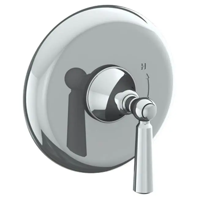 Wall Mounted Pressure Balance Shower Trim, 7" dia.