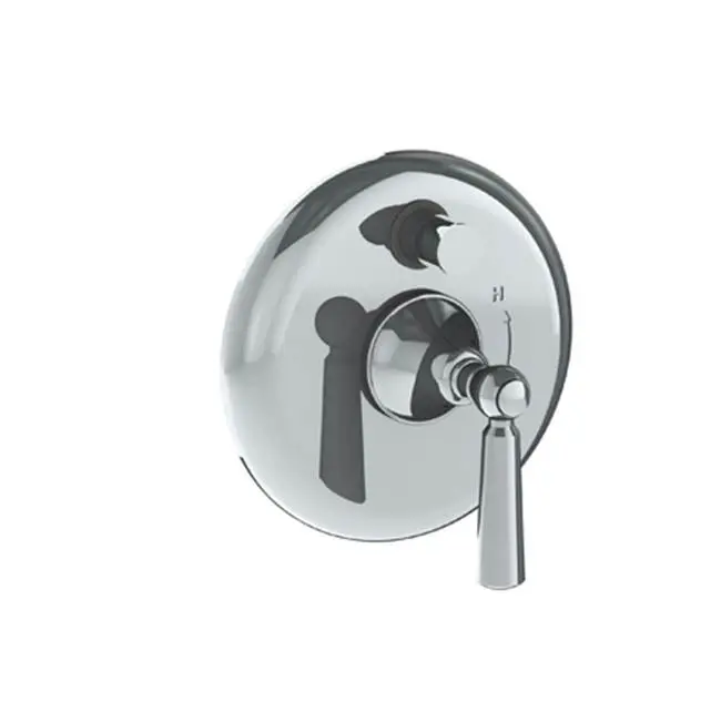 Wall Mounted Pressure Balance Shower Trim with Diverter, 7" dia.