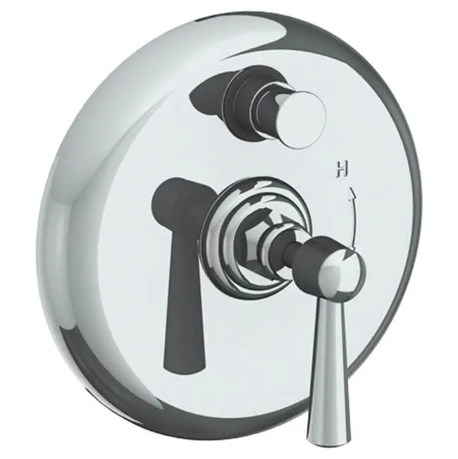 Wall Mounted Pressure Balance Shower Trim with Diverter, 7" dia.