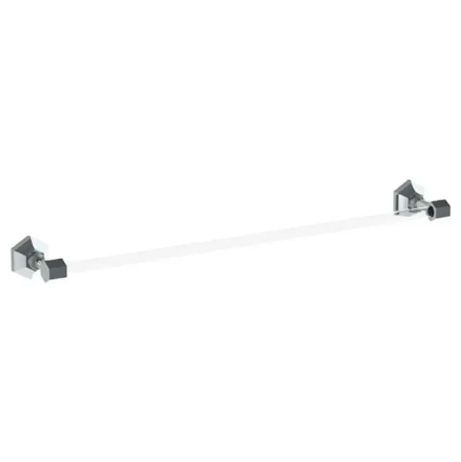 Wall Mounted Glass Towel Bar, 24"