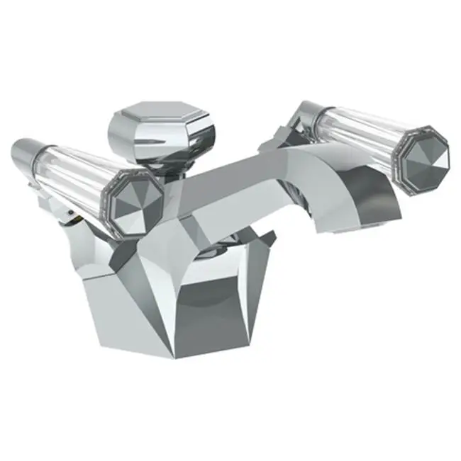 Deck Mounted 2 Handle Monoblock Lavatory Mixer