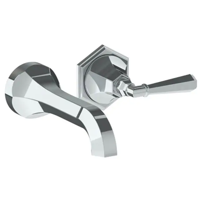Wall Mounted 2 Hole Lavatory Set with 6 3/4" CTC Spout