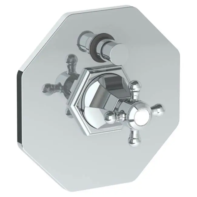 Wall Mounted Pressure Balance Shower Trim with Diverter, 7 1/2"