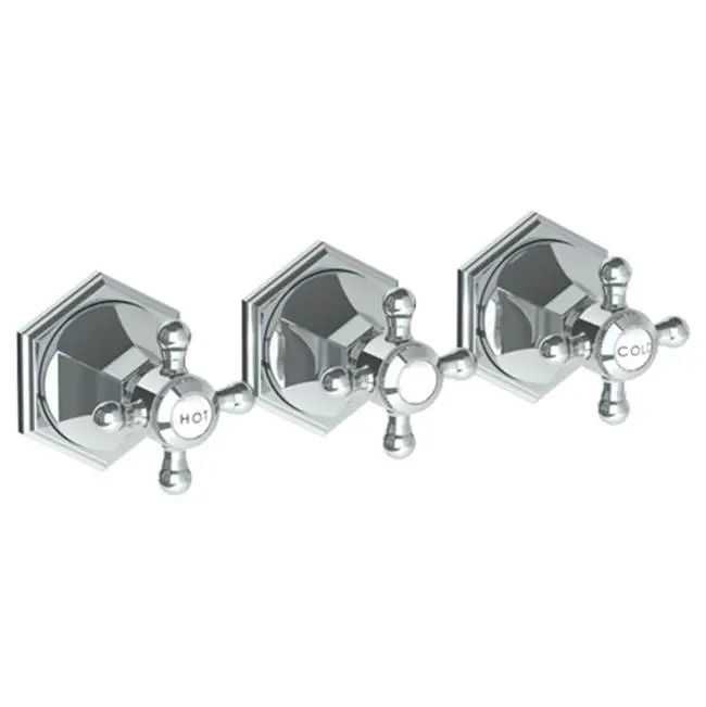 Wall Mounted 3-Valve Shower Trim