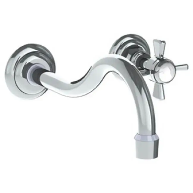 Wall Mounted 2 Hole Lavatory Set with 8 3/8" CTC Spout