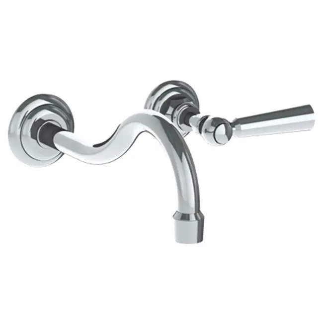 Wall Mounted 2 Hole Lavatory Set with 8 3/8" CTC Spout
