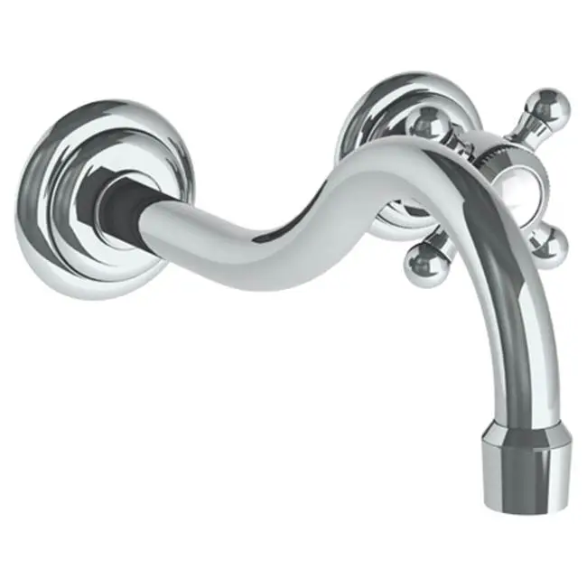 Wall Mounted 2 Hole Lavatory Set with 8 3/8" CTC Spout
