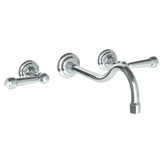Wall Mounted 3 Hole Lavatory Set with 8 3/8" CTC Spout