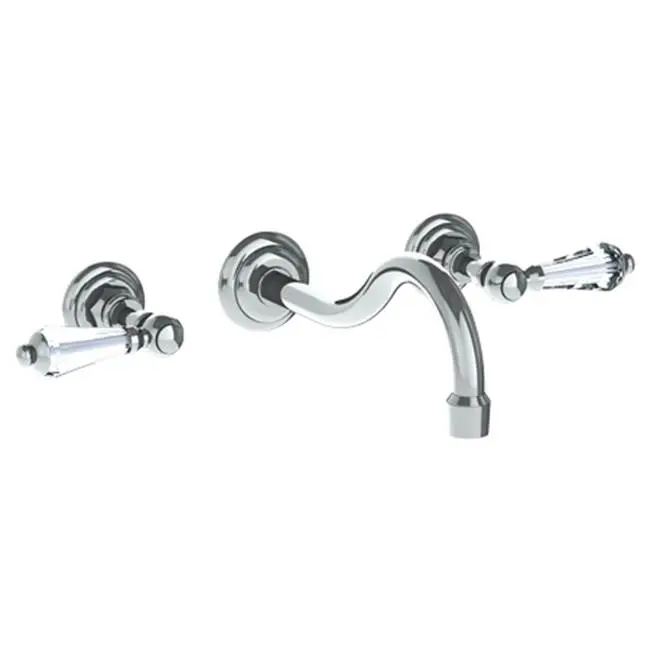 Wall Mounted 3 Hole Lavatory Set with 8 3/8" CTC Spout
