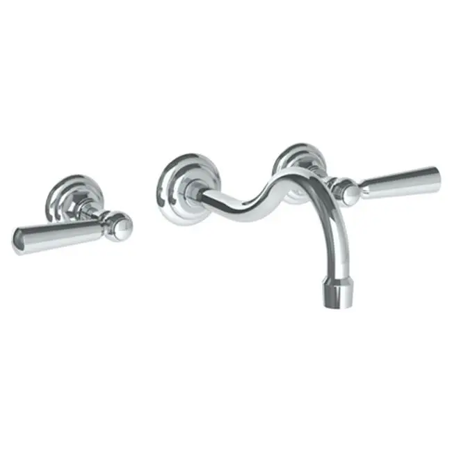 Wall Mounted 3 Hole Lavatory Set with 6 1/2" CTC Spout