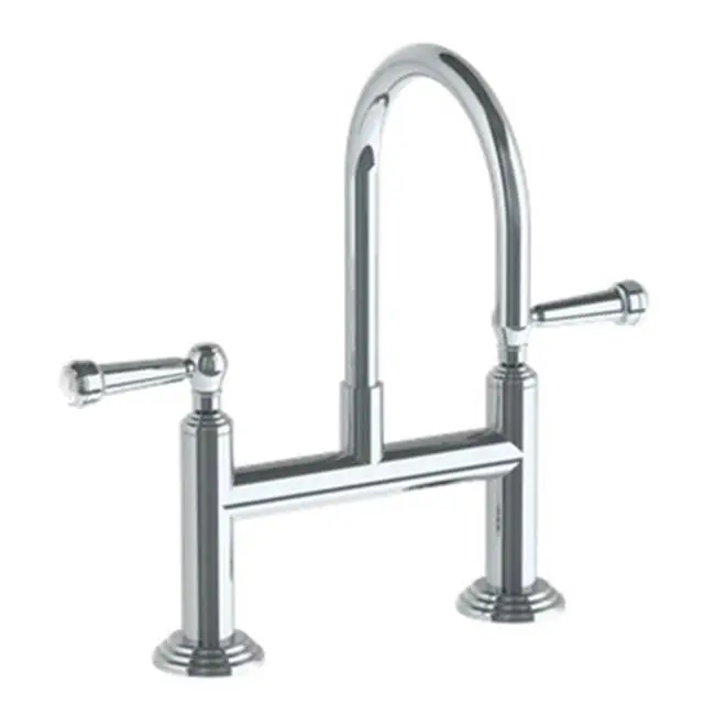 Deck Mount 2 Hole Bridge Lavatory Set