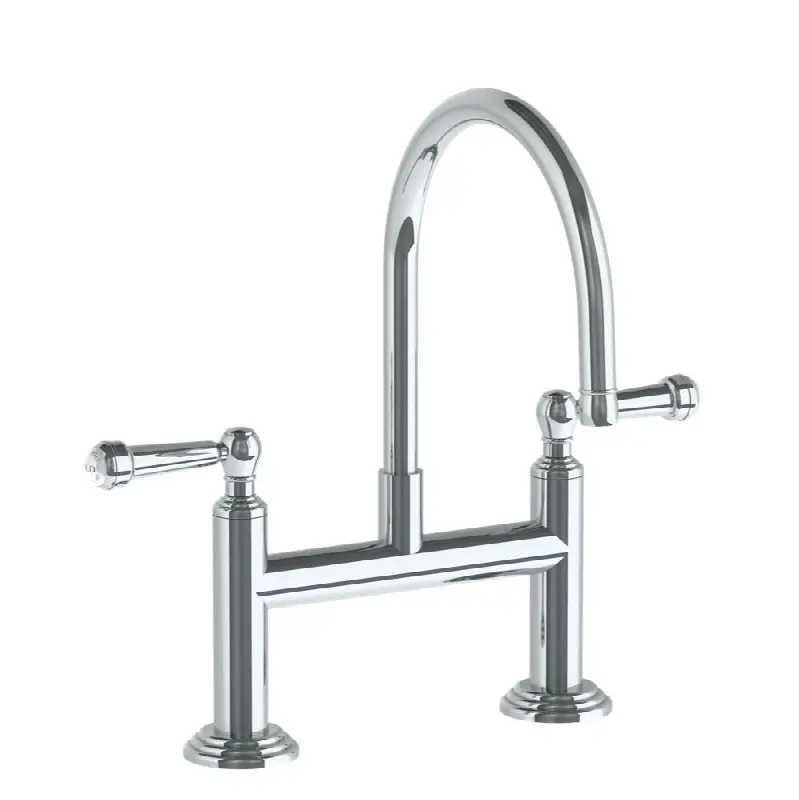 Deck Mounted Bridge Kitchen Faucet