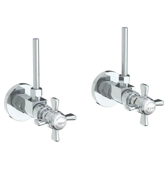 Lavatory Angle Stop Kit -1/2" Compression x 3/8" OD Compression