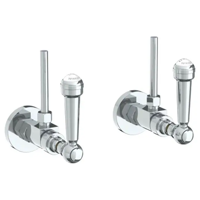 Lavatory Angle Stop Kit -1/2" Compression x 3/8" OD Compression